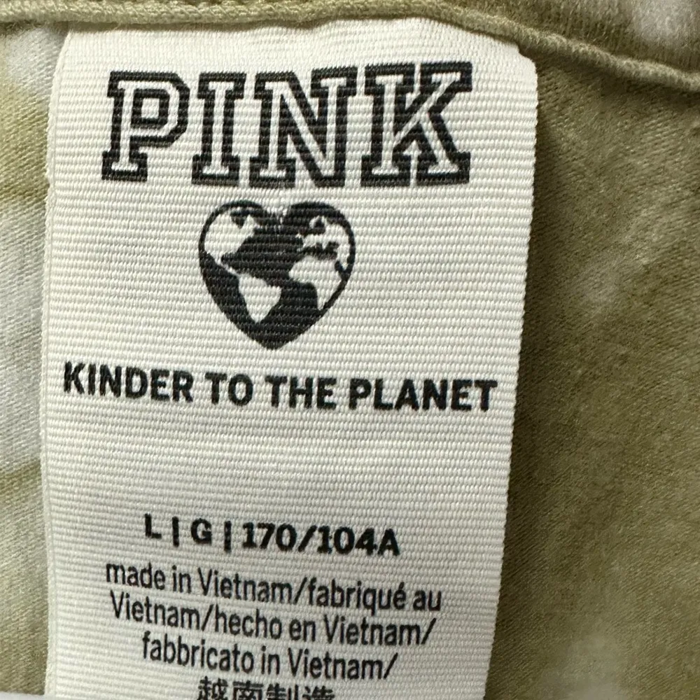 Pink Kinder to the Planet Tie Dye Ruched Short Sleeve Tunic Mini Dress Womens L White Size L - Image 11