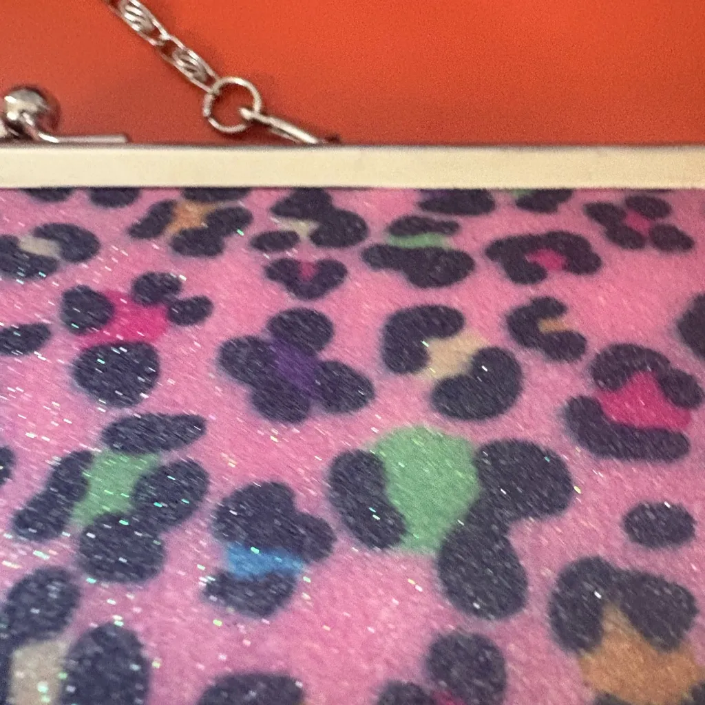 Print animal pink mini purse - Image 3