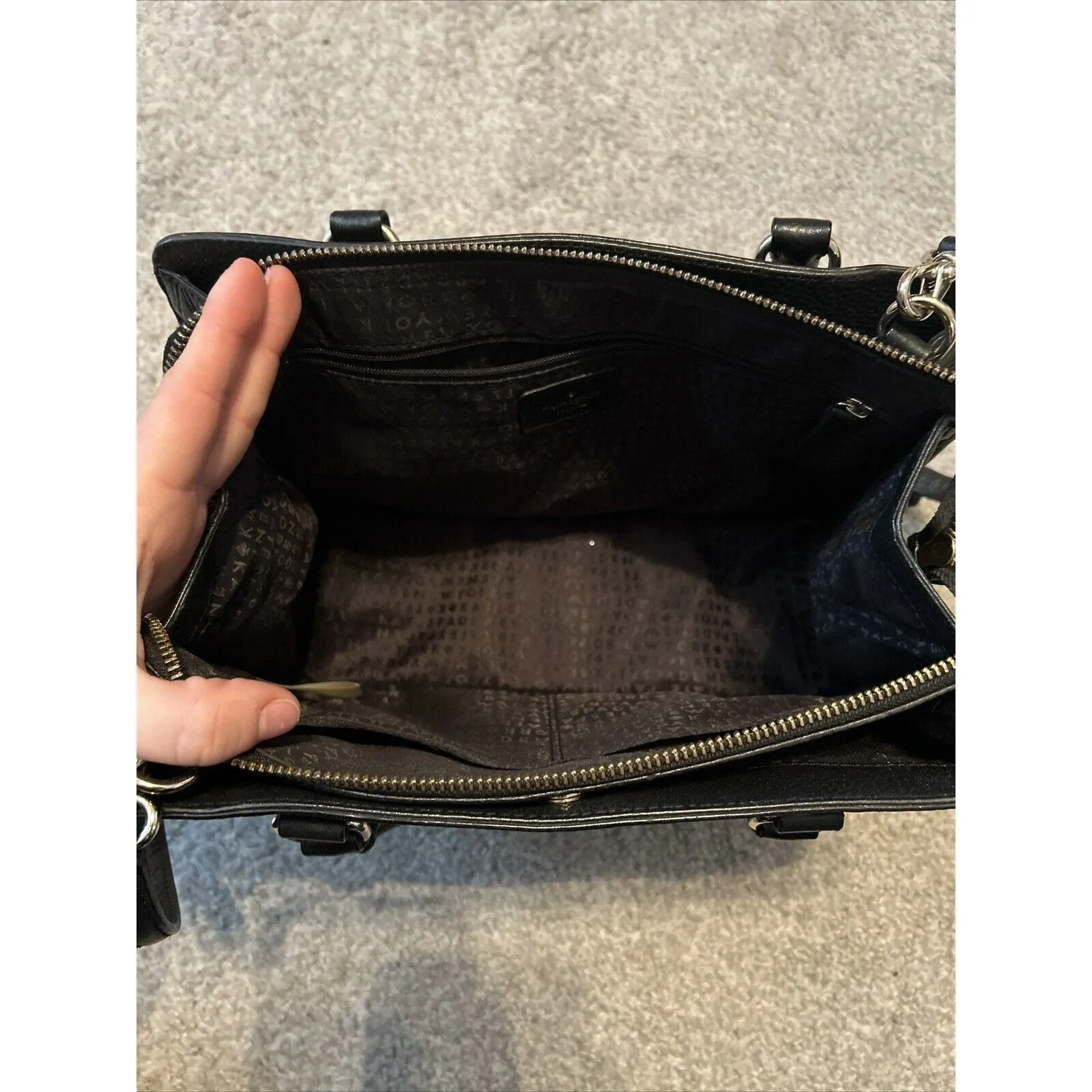 Kate Spade Mulberry‎ Street Lise WKRU4002-001 Leather 3 Pockets - Black - Image 5