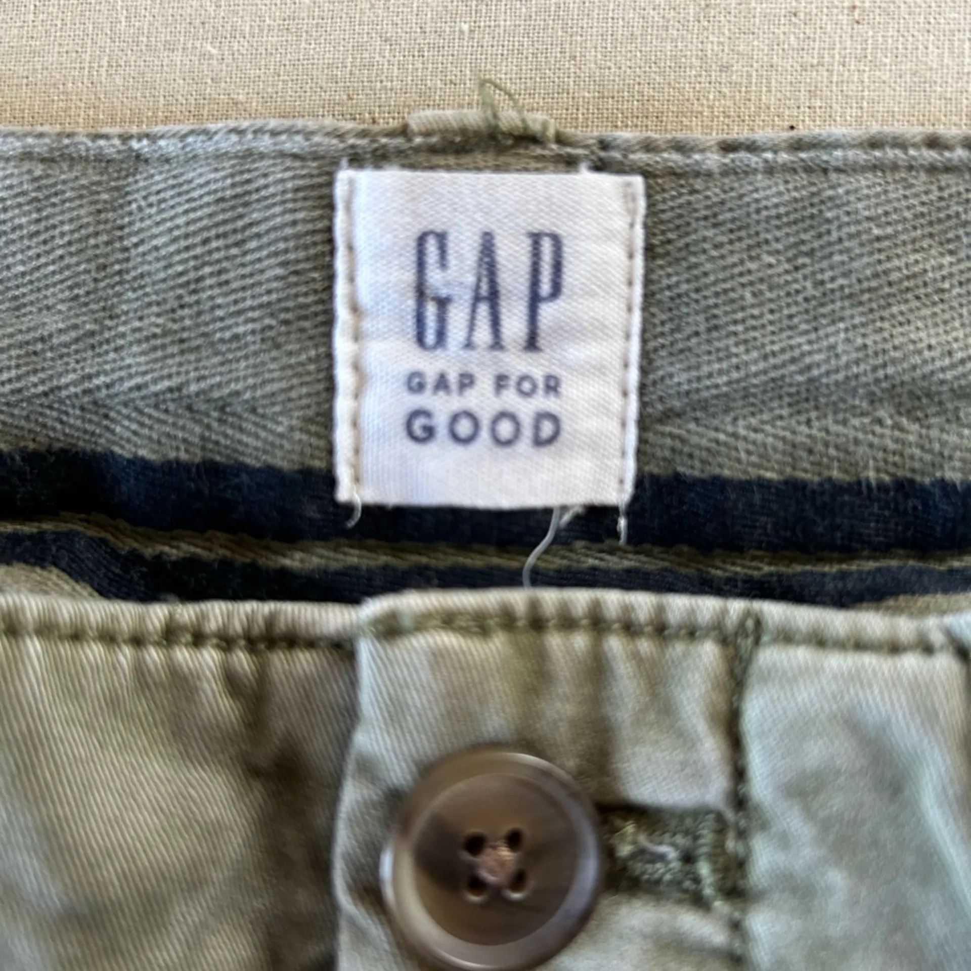 GAP Olive Girlfriend Chinos - Image 4