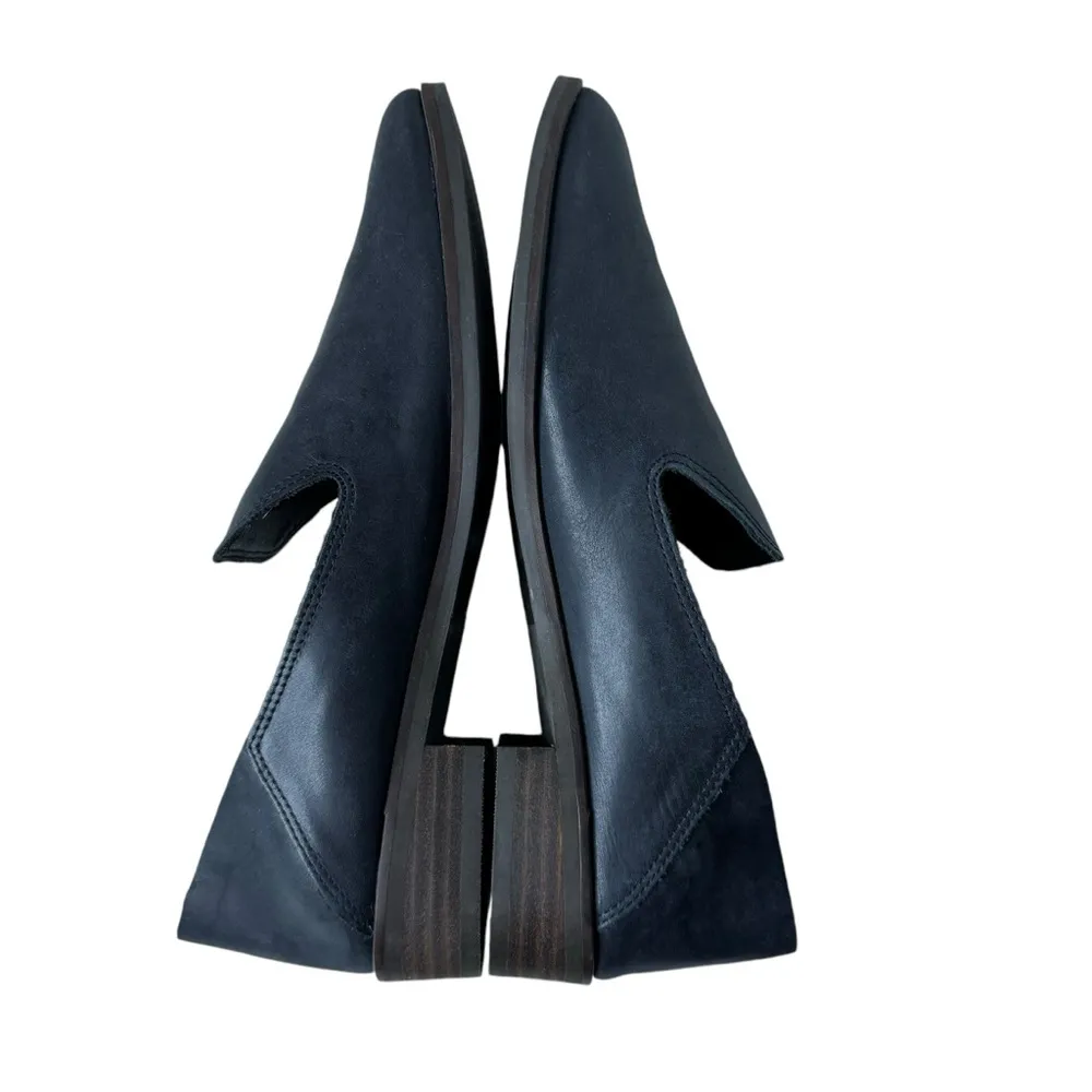 Lucky Brand Cahill Leather Flat Black 8 - Image 6