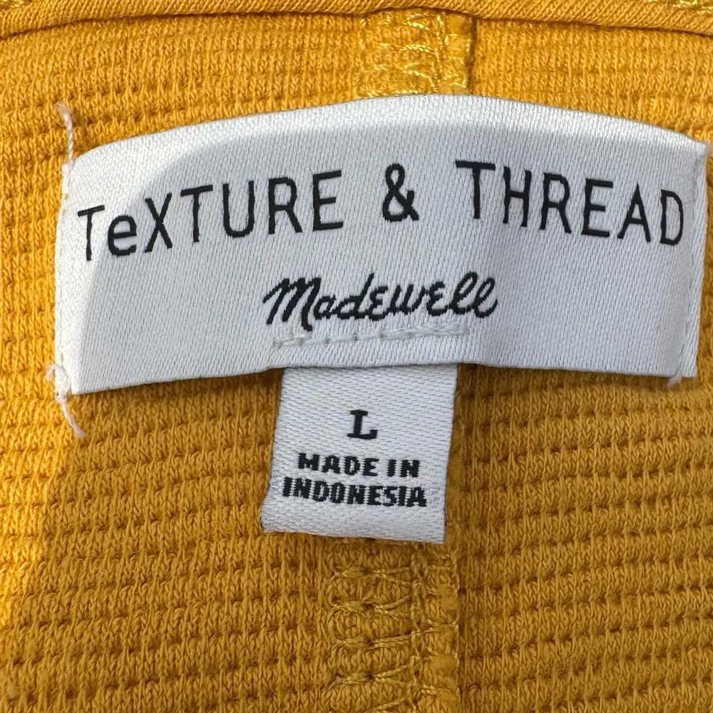 Madewell Texture & Thread Yellow Sleeveless Top / L / Excellent condition - Image 12