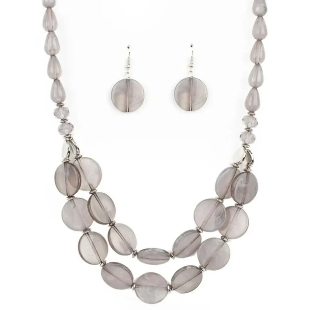 Beach Day Demure Silver Necklace (447) - Image 2