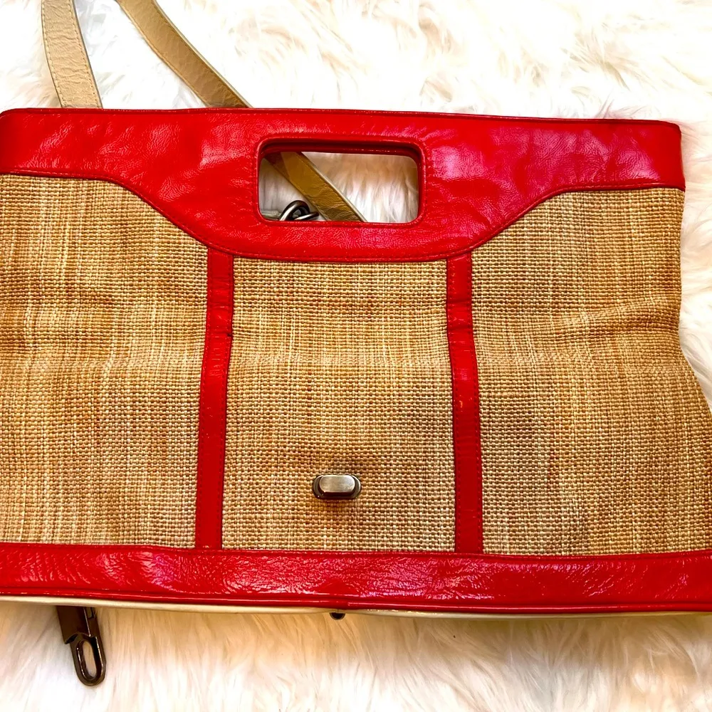 New BCBG MAX AZRIA  fold over convertible bag - Image 5