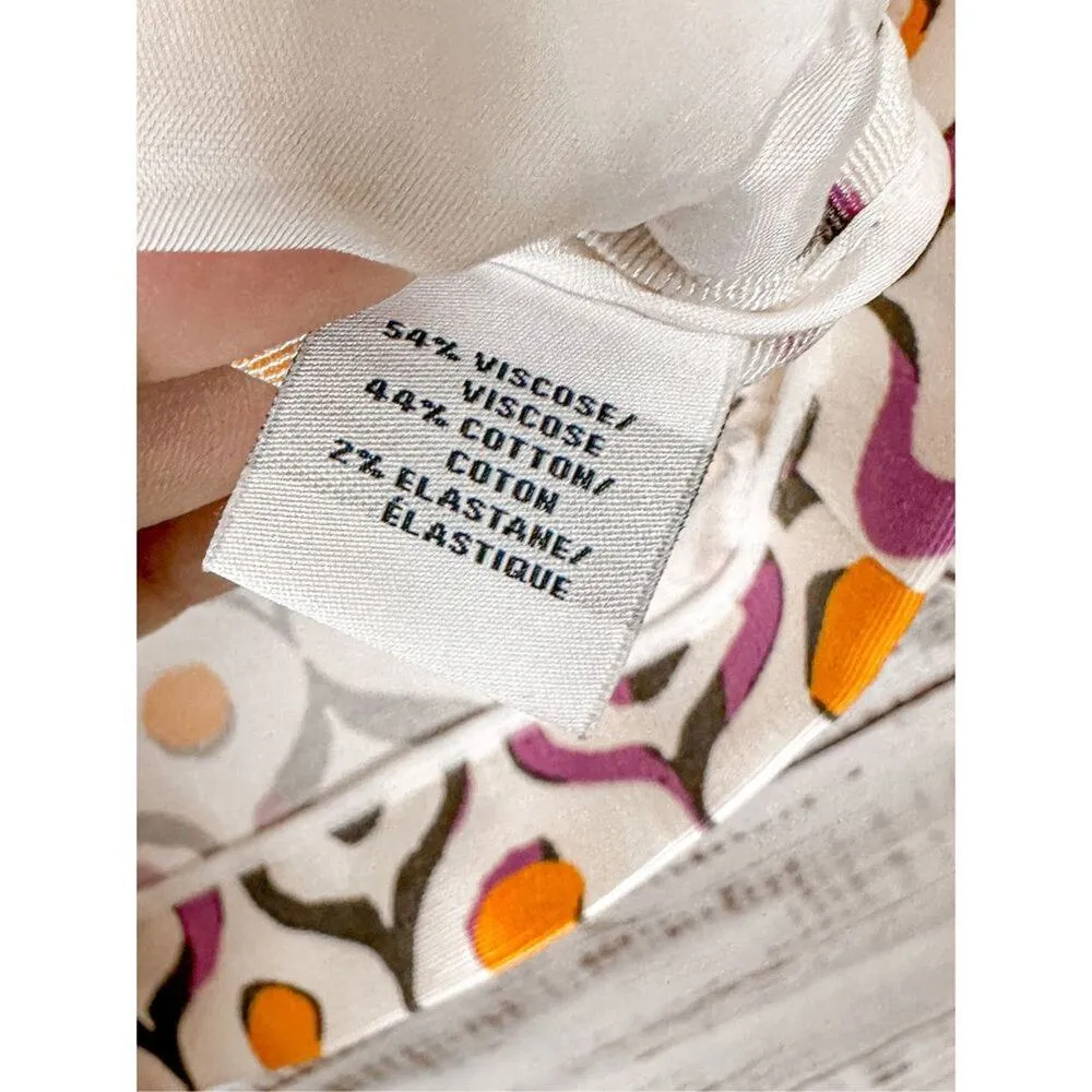 Lafayette 148 New York Women's Abstract Long Sleeve Blazer Multi-Color Size 4 - Image 8