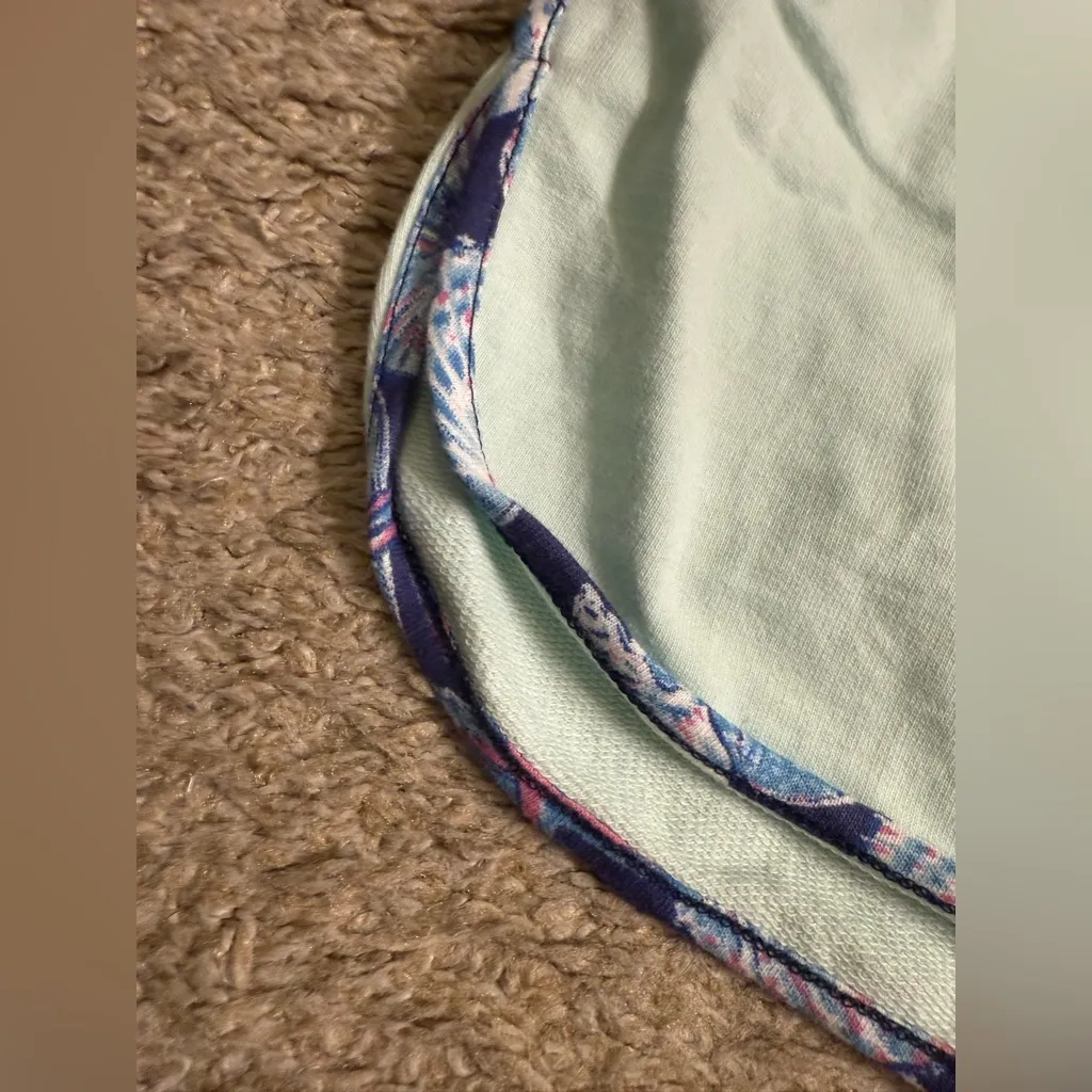 Simply Southern Mint Green Ice Contrast Lounge Cotton Shorts - size XXL - Image 3