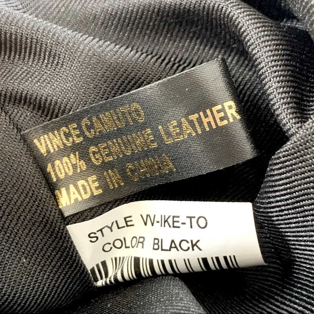 Black VINCE CAMUTO Genuine Leather IKE Tote Bag - Image 14