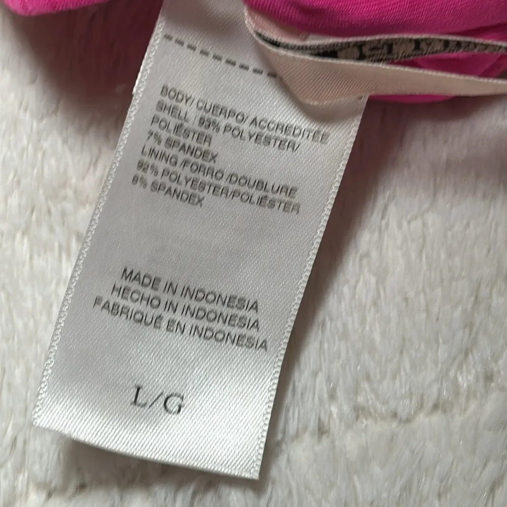 BCBG Passion Pink Cut Out Bralette Bikini Swim Top Large NEW BGBGeneration - Image 8