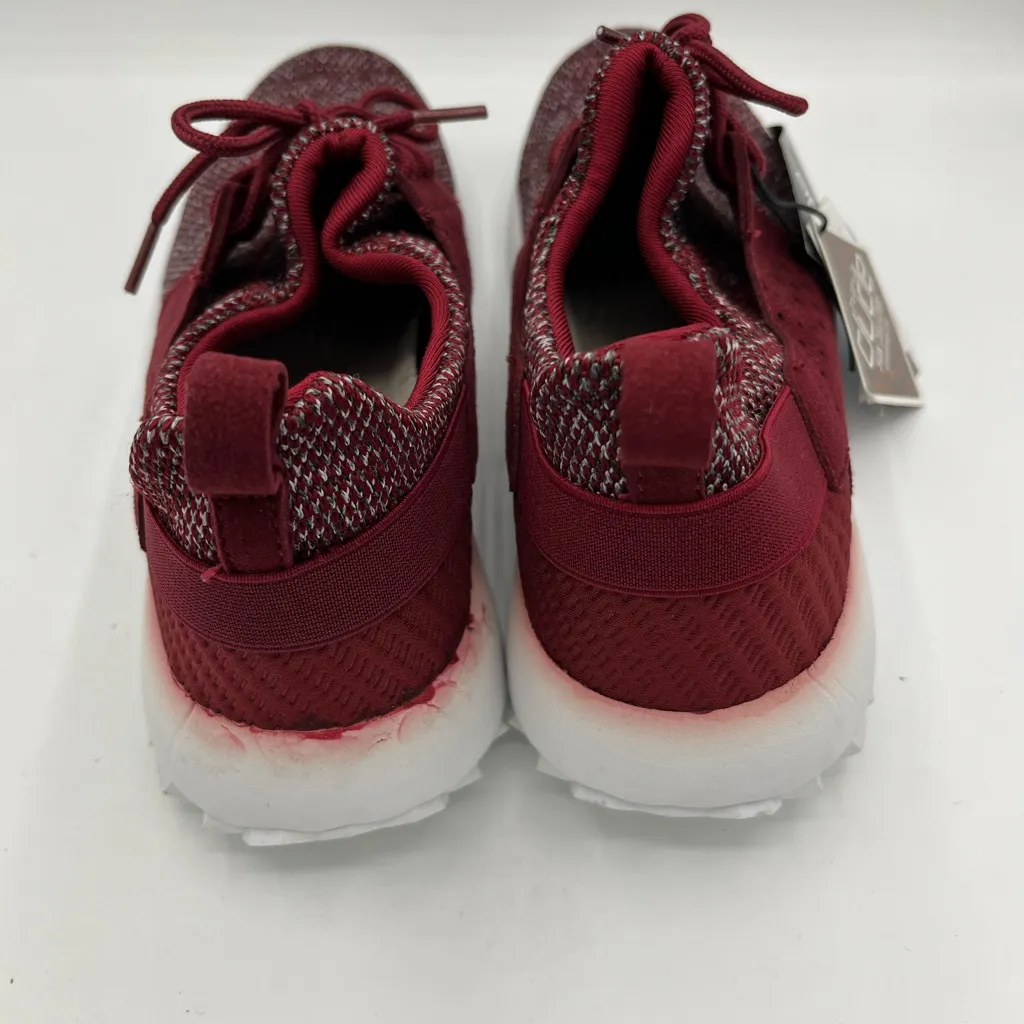 Hey Dude women’s Joyce Sox ecoknit red lace up sneaker regular fit NWT size 9 - Image 4