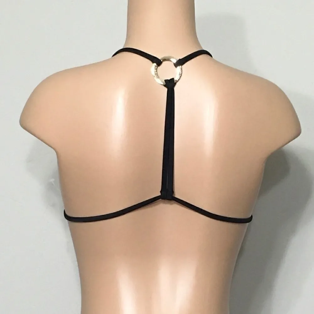 New. WILDFOX bamboo racerback bikini top. XS - Image 4