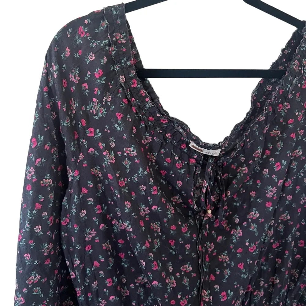 Love Shack Fancy Popover Dress in Secret Garden - Image 4