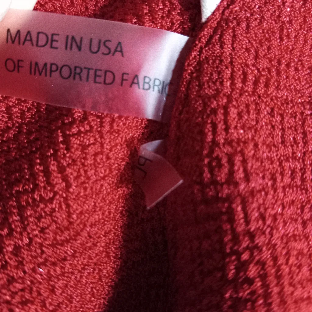 Soft Surroundings LP Red Mesa Button Open Vest Style 26312 Petite - Image 4