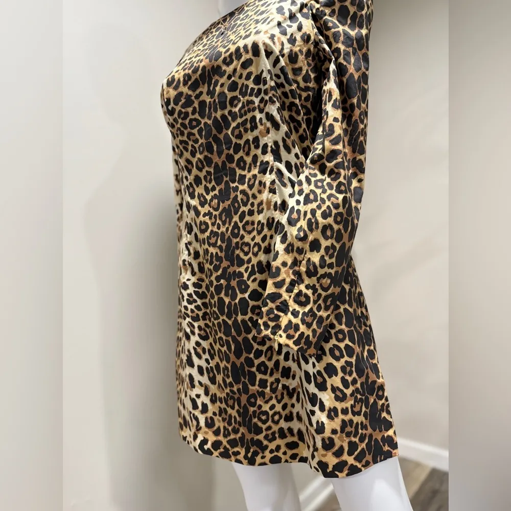 Tuckernuck x India Hicks Leopard Domino Dress | Size S NWT Retail: $198 - Image 8