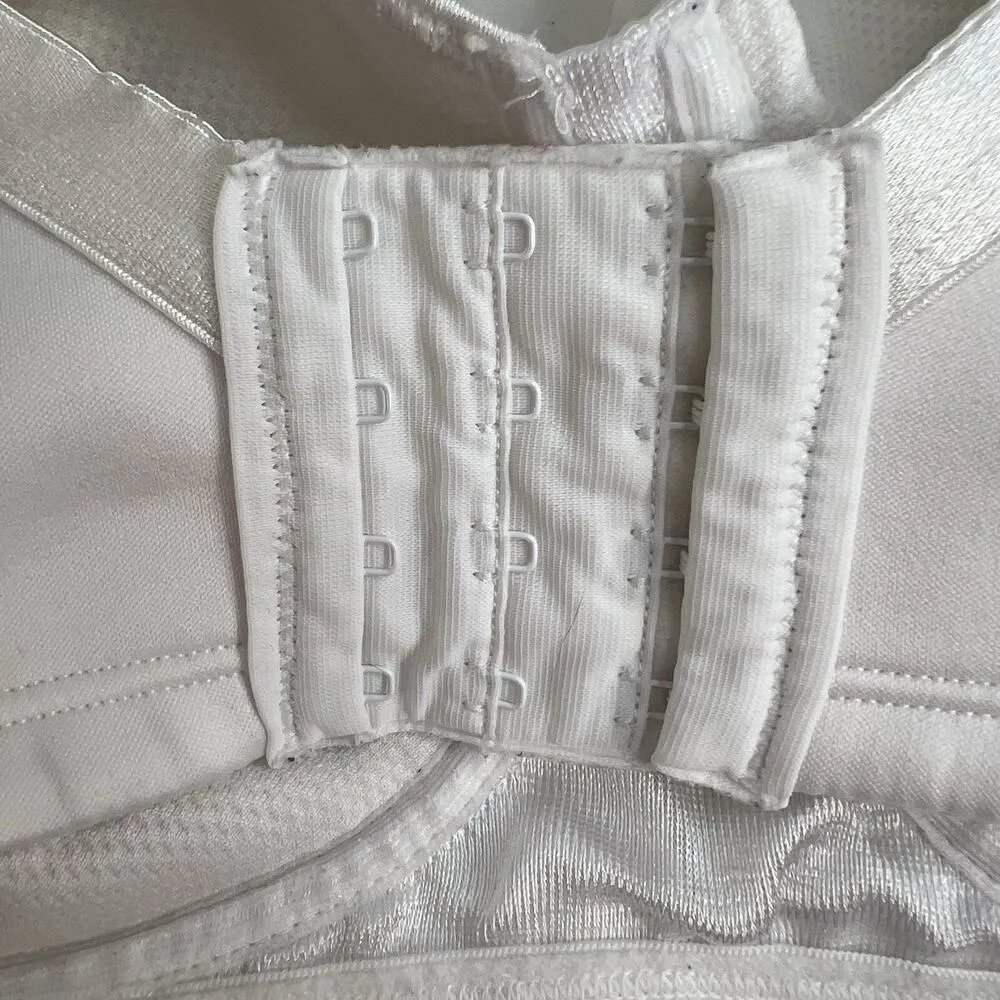 Playtex 18 Hour Size 38DDD Bra Silky Soft Smoothing Wireless White 4803 Womens - Image 7