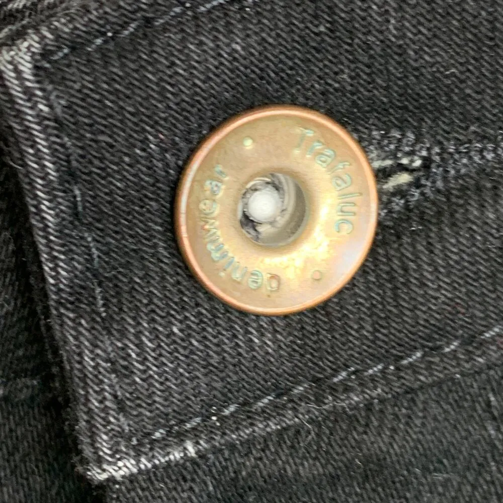 NWT Zara Trafaluc Denimwear Mom Fit Jeans Sz 6 Black - Image 4