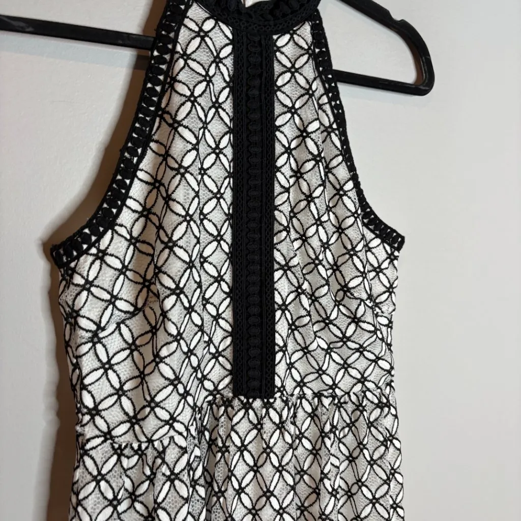 Anthropologie Eri + Ali Ninetta halter lacy midi dress - Image 3