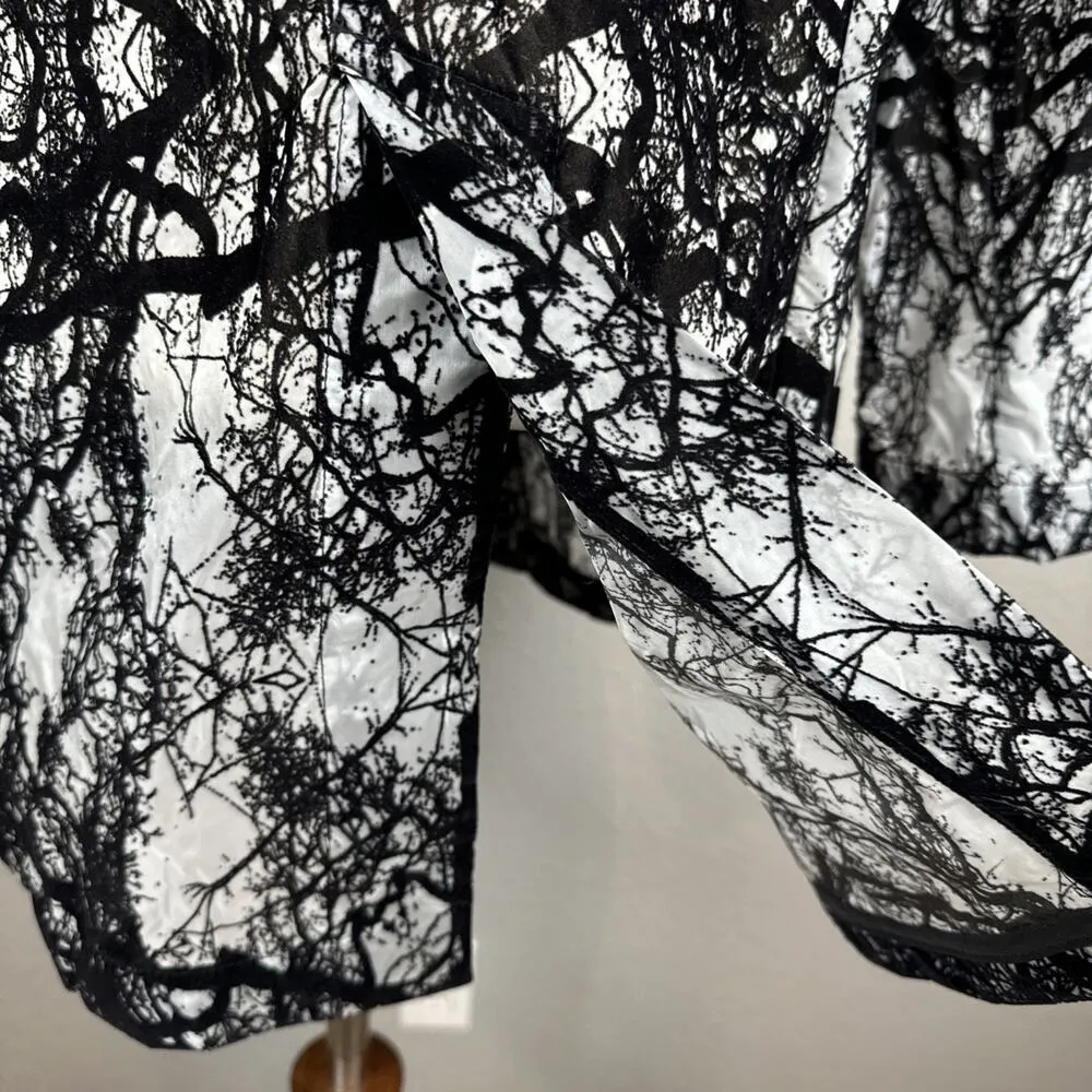 Mycra Pac One Womens Black Velvet Flocked Raincoat Size 0 - Image 8