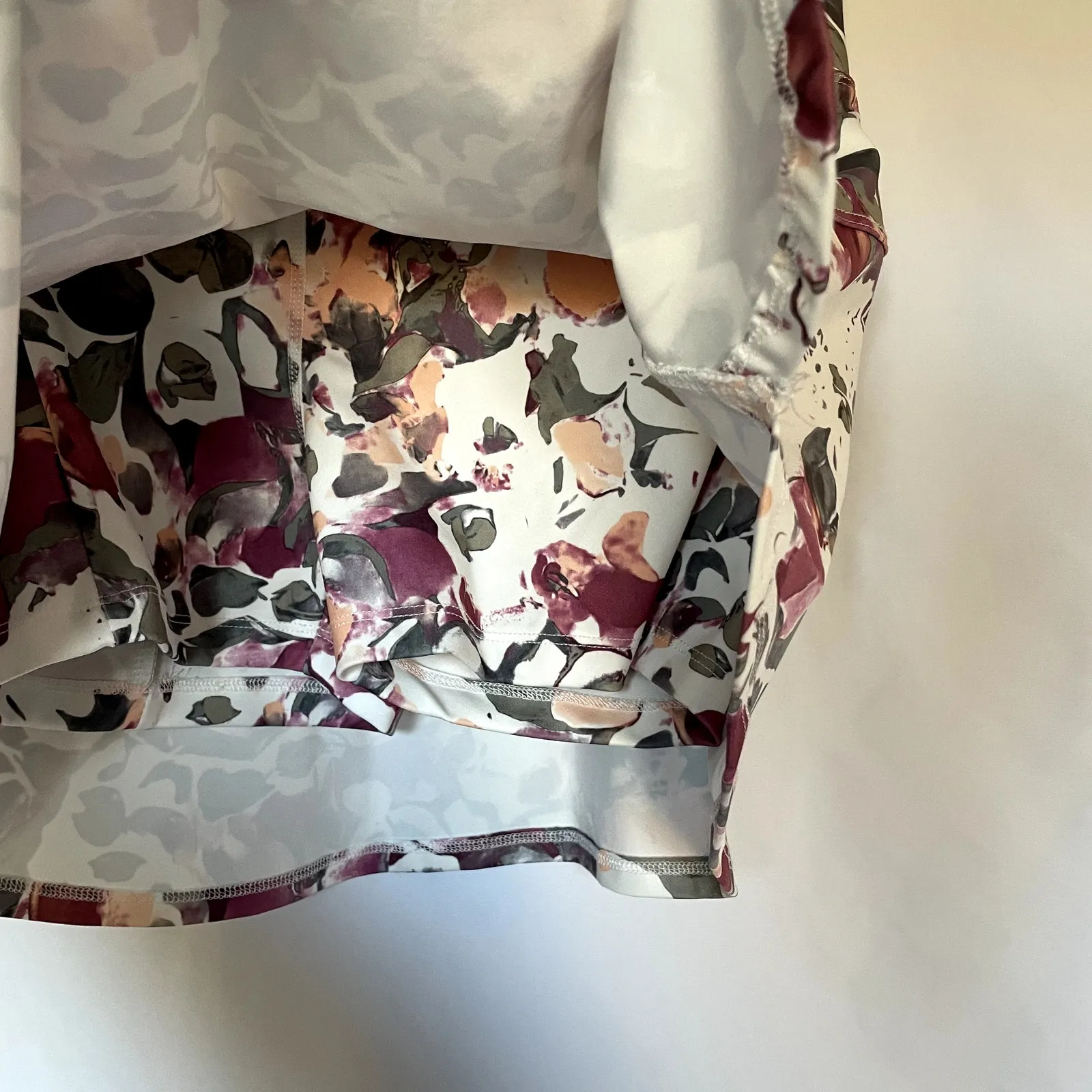 Marika athletic floral skort workout women's size medium tennis skirt - Image 2