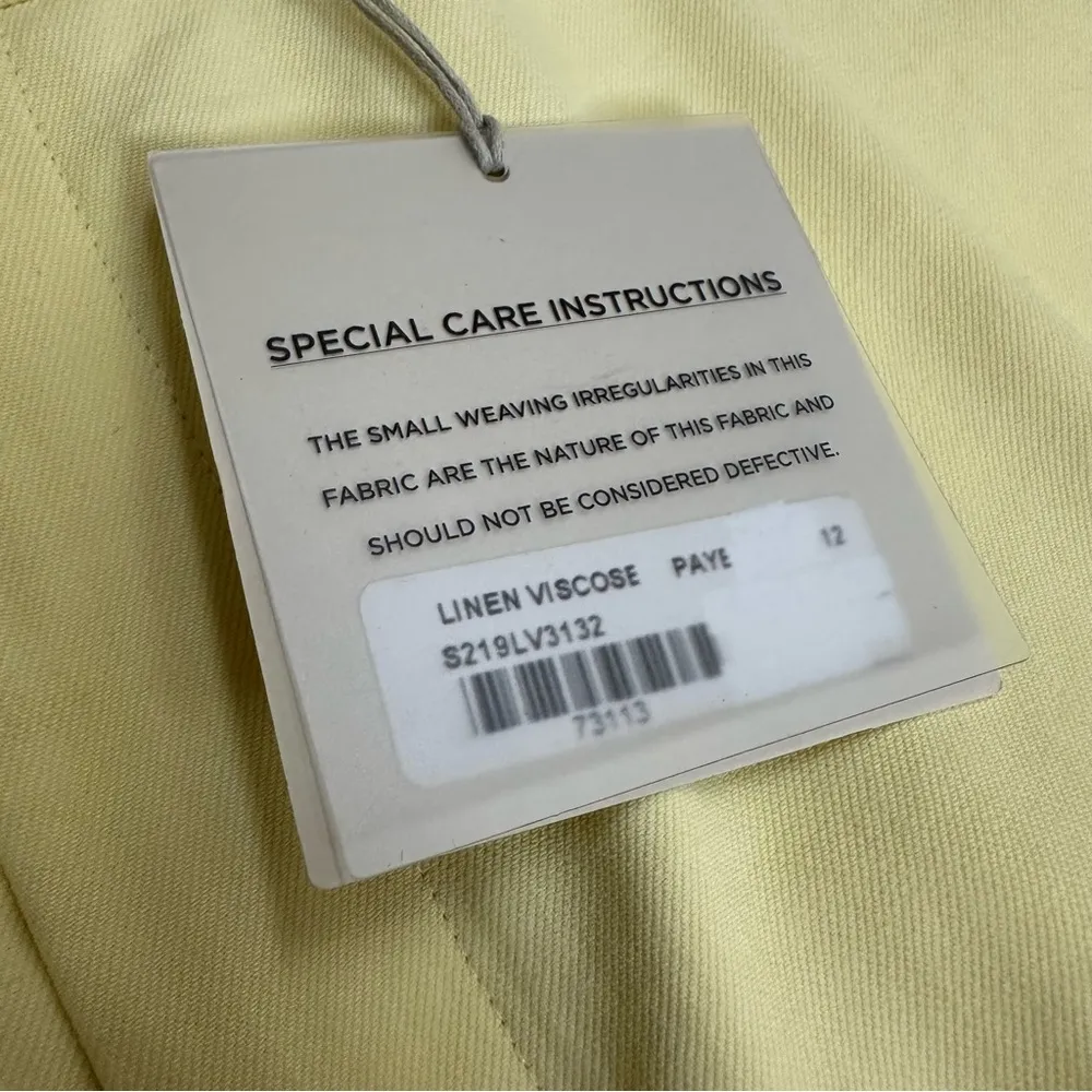 NWT Tibi Linen Paye Pant - Image 4