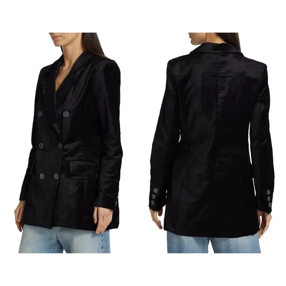 Free People Cosmo Velvet Blazer Size XS - Image 3