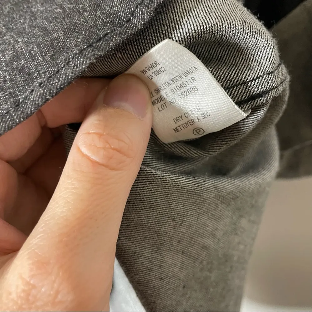 Theory Cotton Silk Blend Button Front Belted Shirt Size Small - Image 6