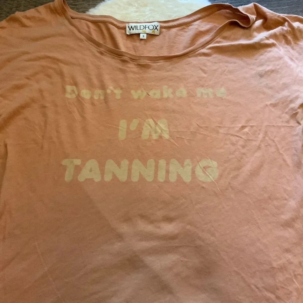 Wildfox Don’t Wake me I’m Tanning Shirt/Coverup - Image 3