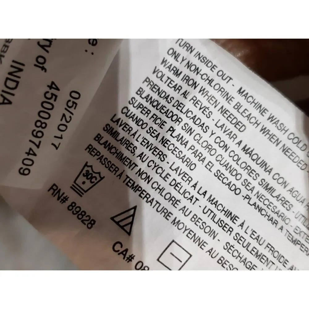 Bandolino Women's Gray Solid 100% Viscose Scoop Neck Long Sleeve Top Blouse XXL - Image 11