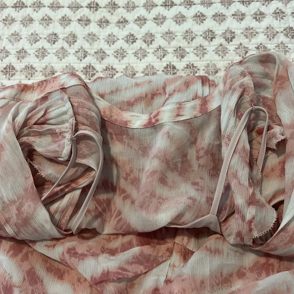 NWT  Hali Areias Mini Dress Pink Ruffled Ruched UK 10 US 6 - Image 12