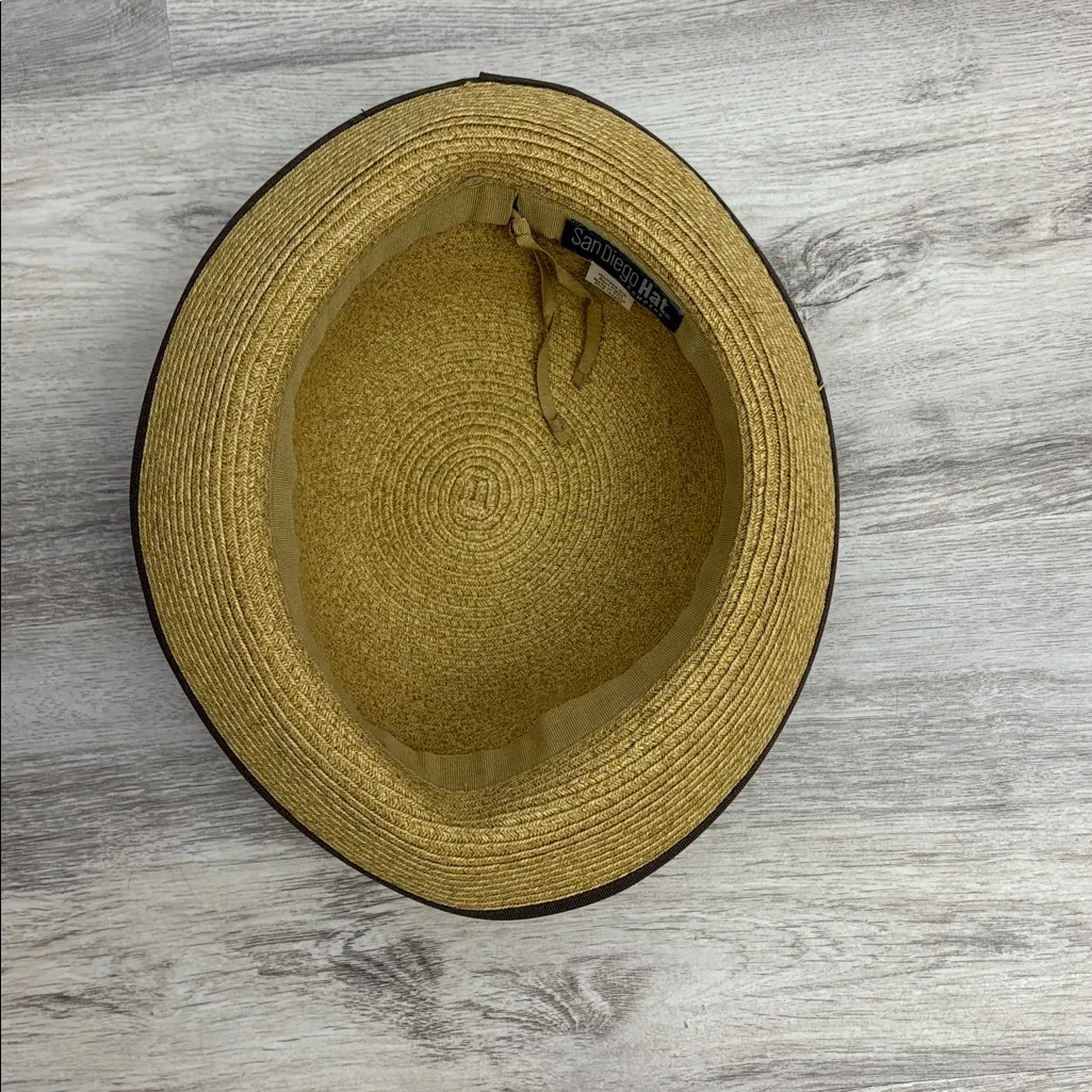 San Diego Hat Company Tan Woven Women's Adjustable Sun Hat One Size - Image 5