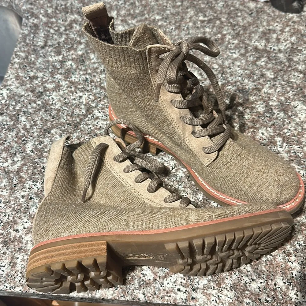 SOFFT LANDEE CARAMEL WOMEN'S Knit Boots Brown Size 6.5 - Image 5