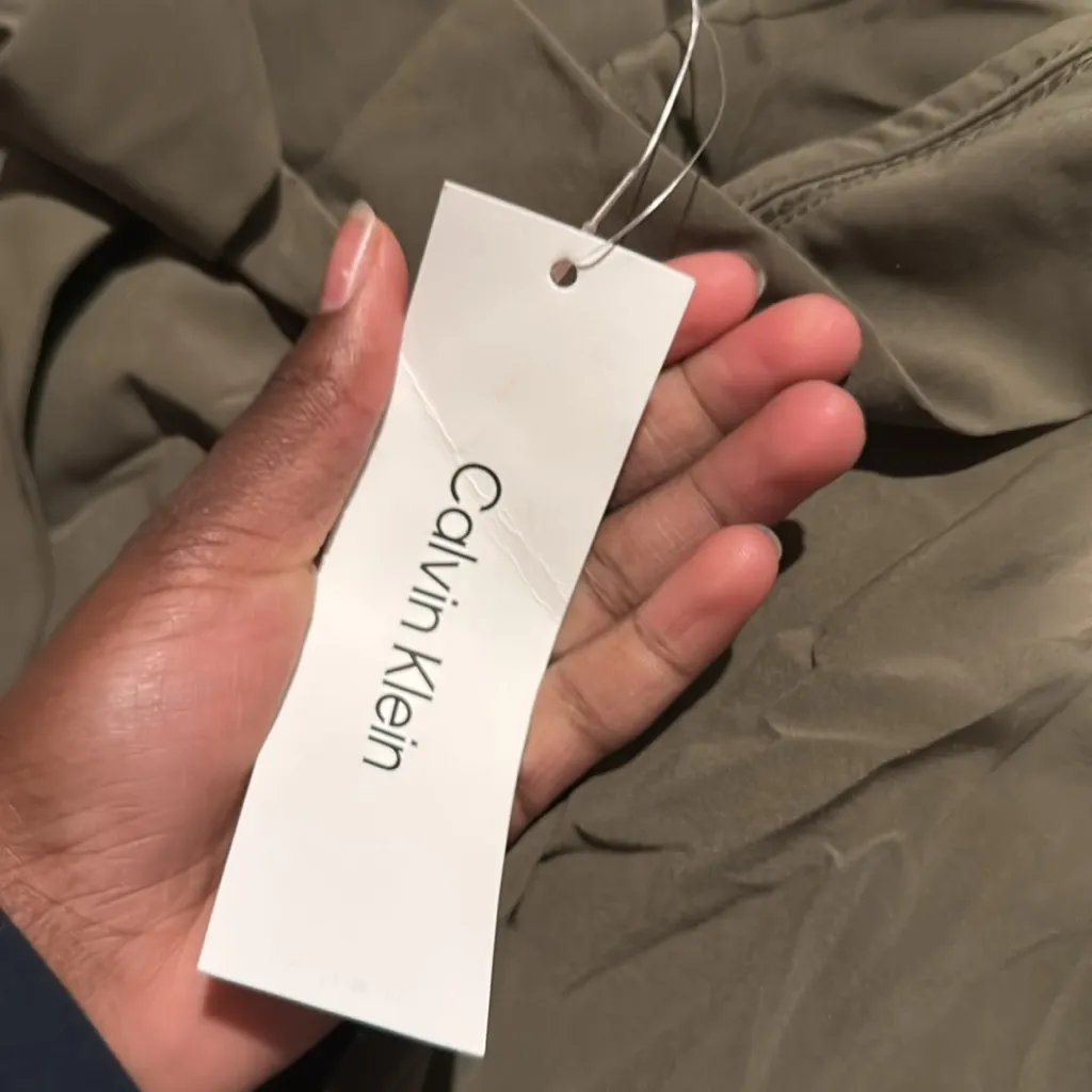 Calvin Klein Ivy Green Slacks SIZE M - Image 3