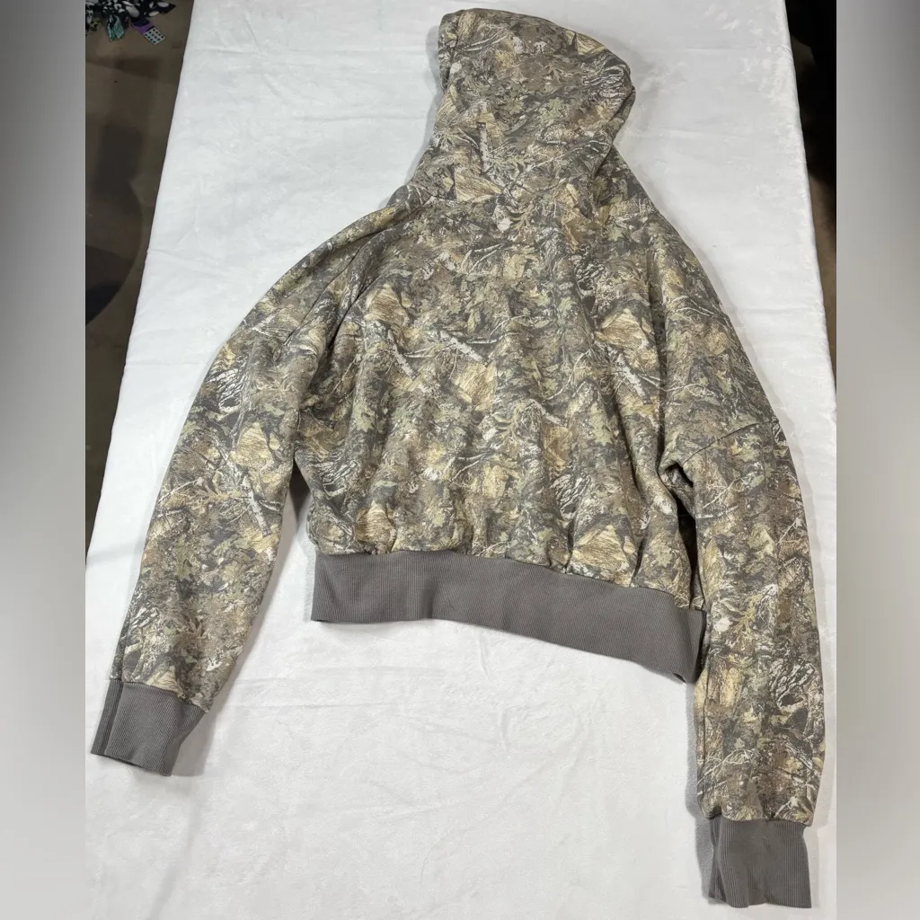 Camo zip up cropped X - Image 2