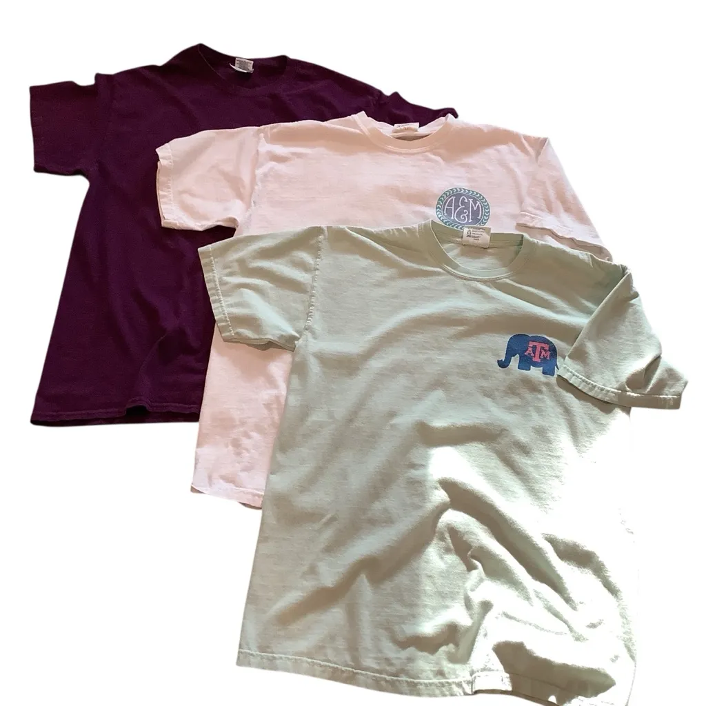 Comfort Colors Texas A&M Aggies Women’s Graphic Tees - ALL 3 one Price Bundle. - Image 4