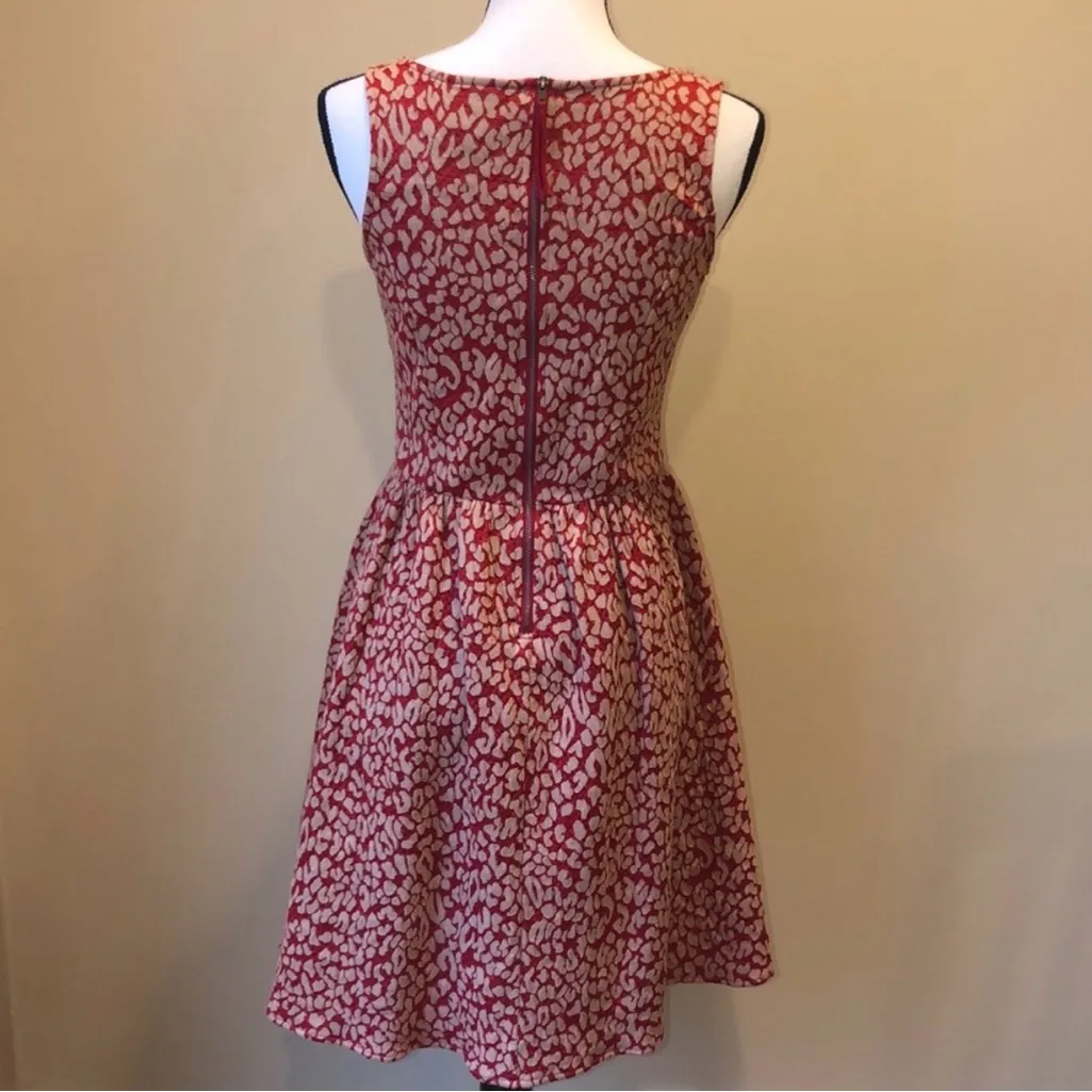 Anthropologie Maeve Animal Print fit n flare sleeveless dress - Image 6