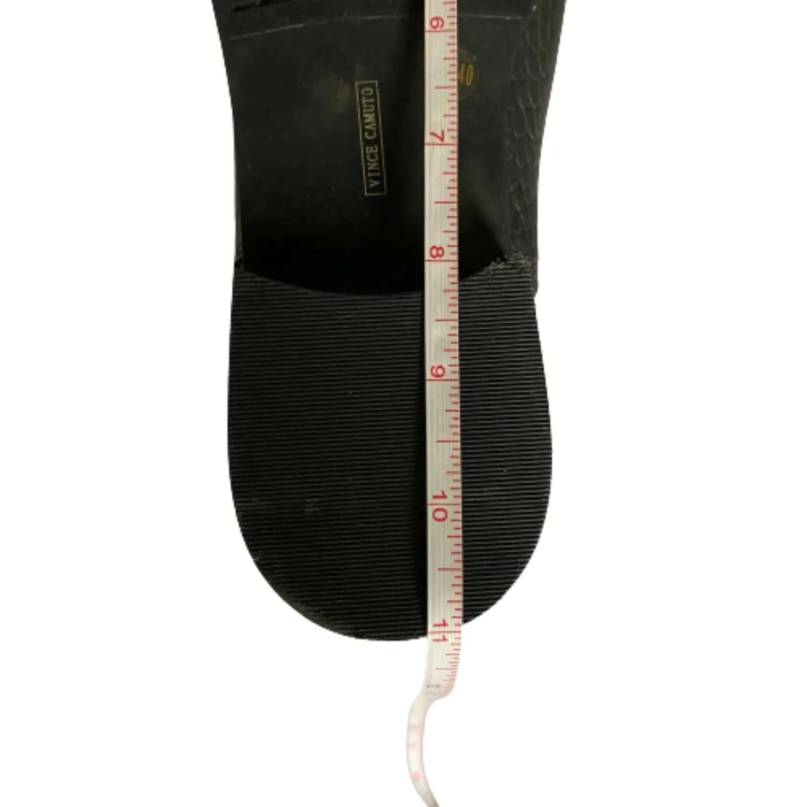 NWOB Vince Camuto Chelsea Haventa Black Leather Ankle Booties Pointed Toe Sz 9M - Image 7