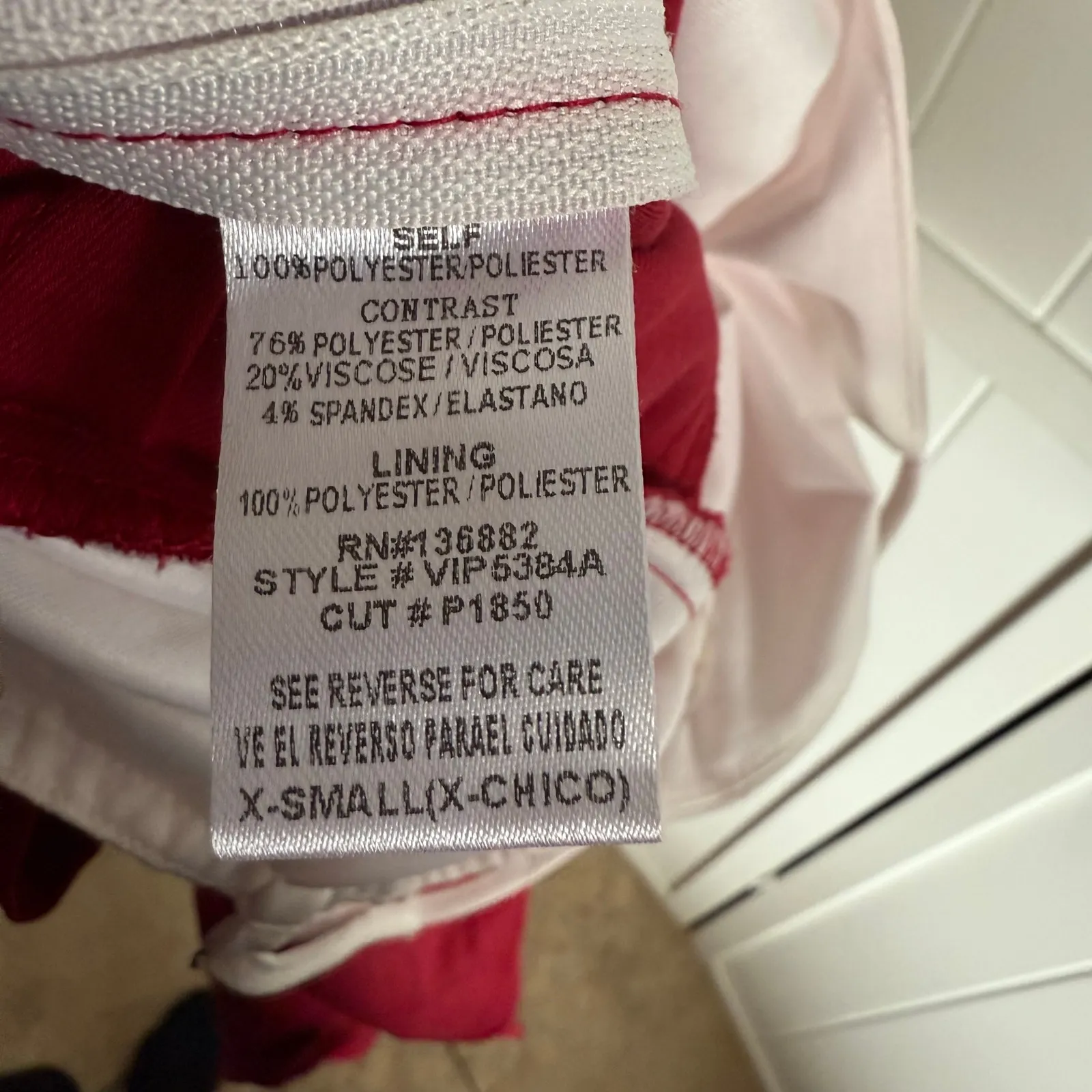 Windsor Womens Jumpsuit Sz XS Sealed With Style White Red‎ Romper Sleeveless - Image 8