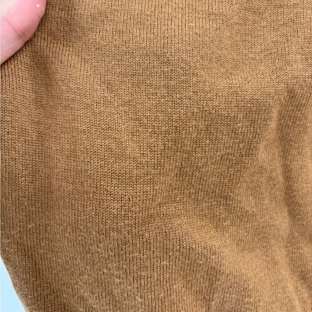 Treasure and bound brown turtle neck pullover viscose nylon sweater size medium - Image 7