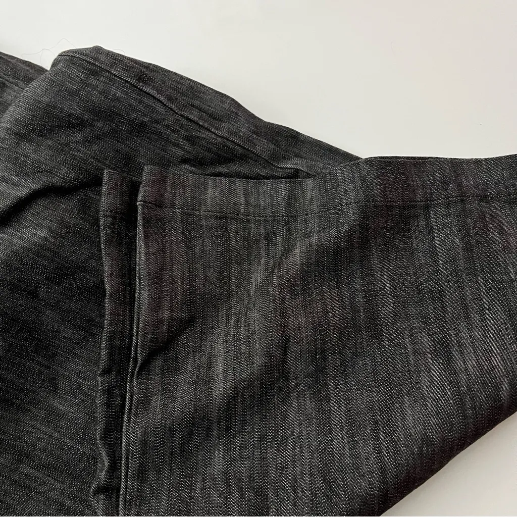 La Relaxed • NWT Black Denim Tapestry Pants Size L - Image 2