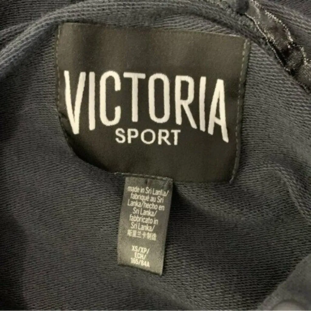 Victorias‎ Secret Sport Zip Up Hoodie Gray XS Athleisure Gym - Image 6
