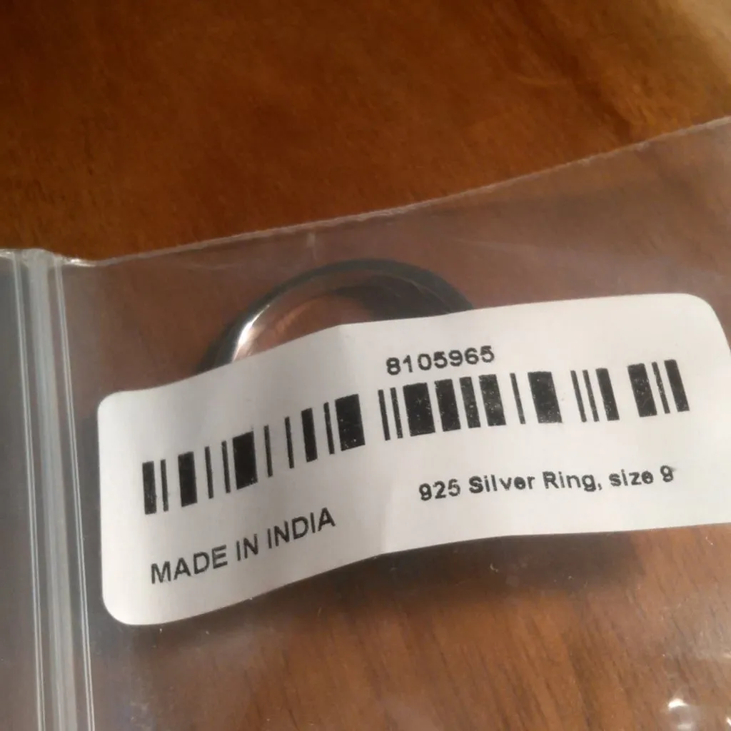 Premium Bolivian Amethyst and White Zircon Cascade Sterling Silver Ring (Size 9) - Image 14