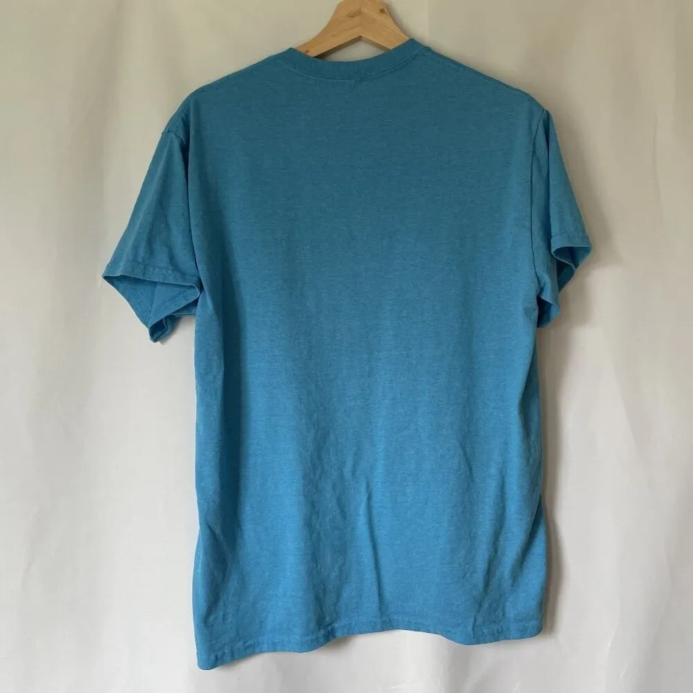 Cayman Islands blue tourist shirt bright colors casual classic women's m top Size M - Image 5