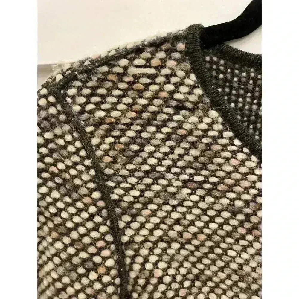 Vintage Les Copains Alpaca Wool Blend Cardigan Sweater, sz 42 - Image 8