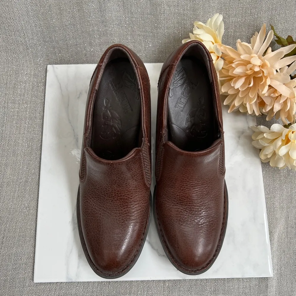 Born Leather Shoes size 7.5 Brown - Image 9