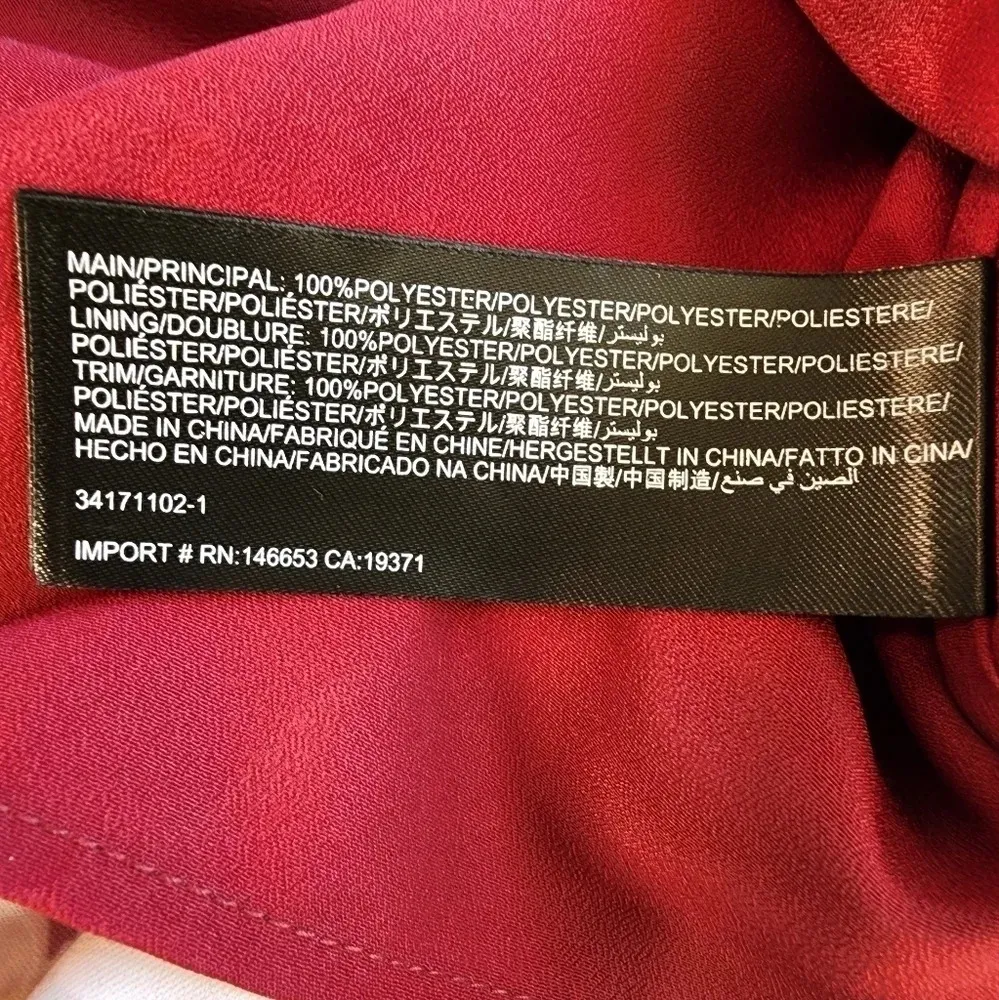 KEEPSAKE The Label Do It Right Mini Dress size M floral cutout Red Size M - Image 13