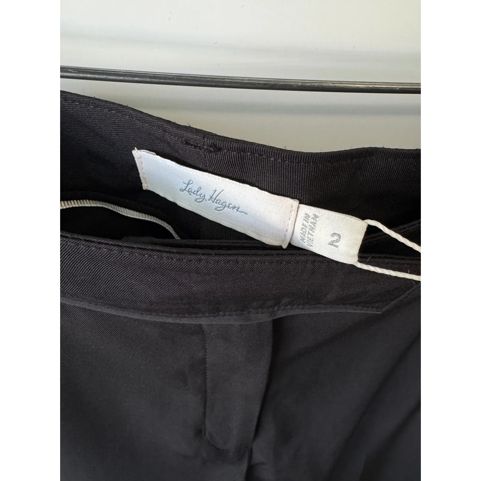 Lady Hagen Black Golf‎ Pants Career Dress Slacks Stretch Size 2 - Image 2