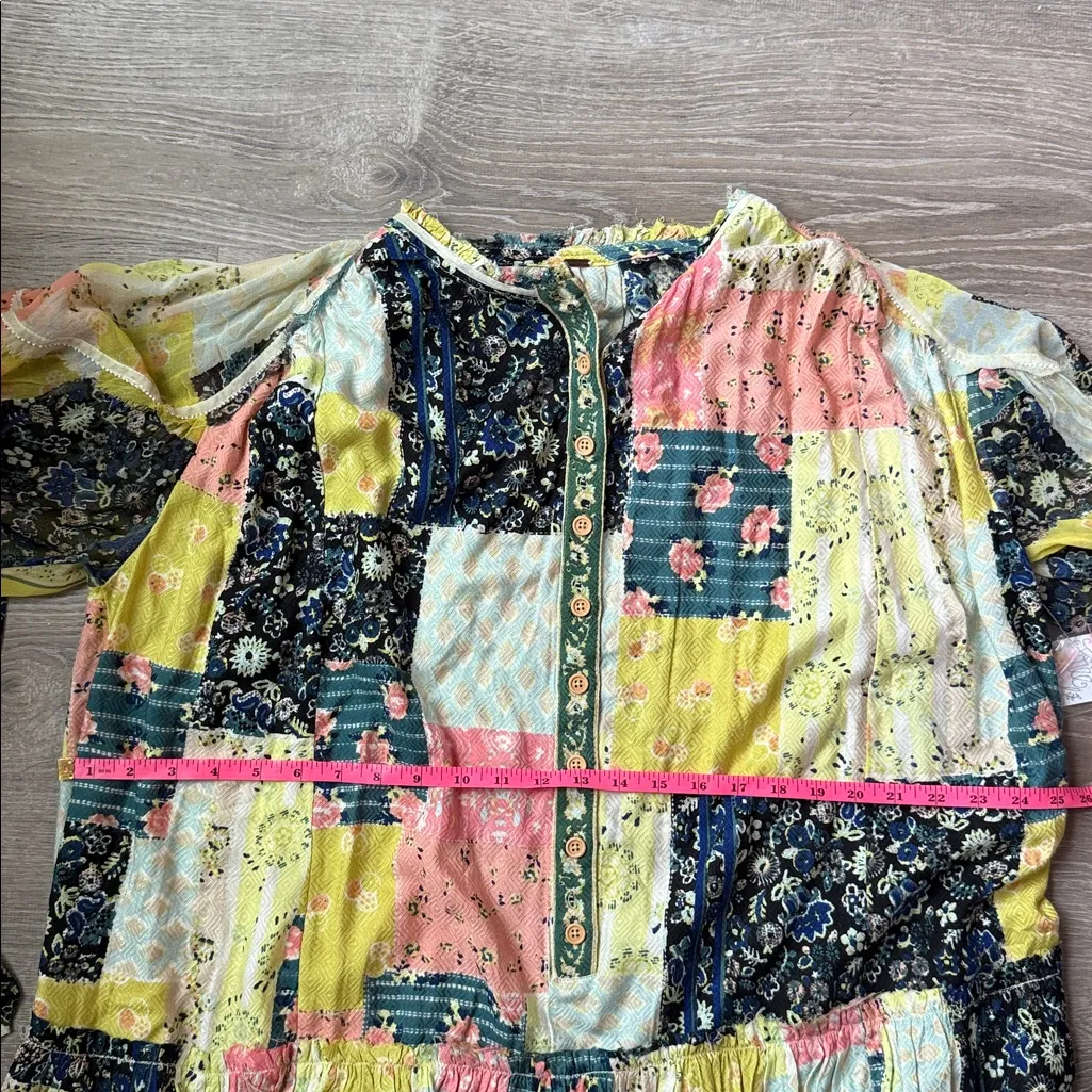 NEW Free People Patch Made In Heaven Dress Small - Image 11