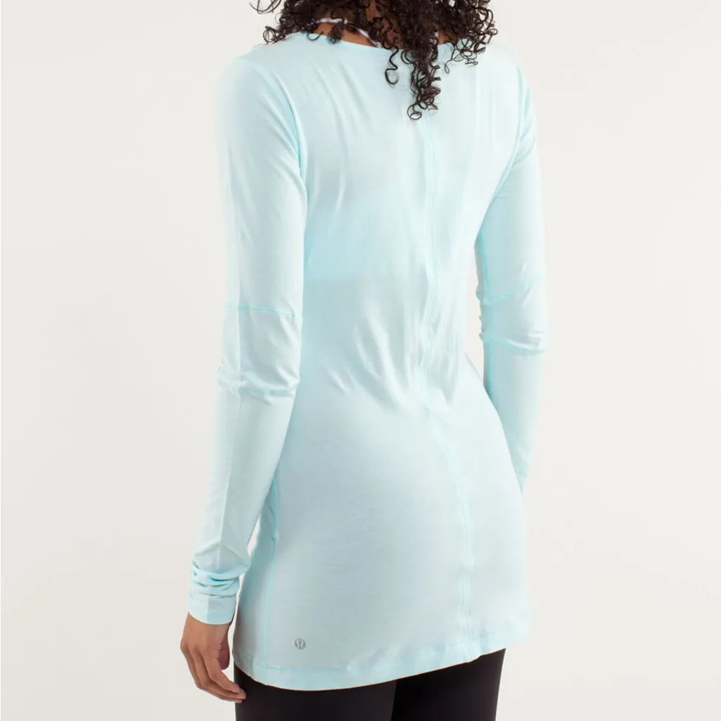 Lululemon Devotion Long Sleeve Tee
Aquamarine mint blue - Image 2