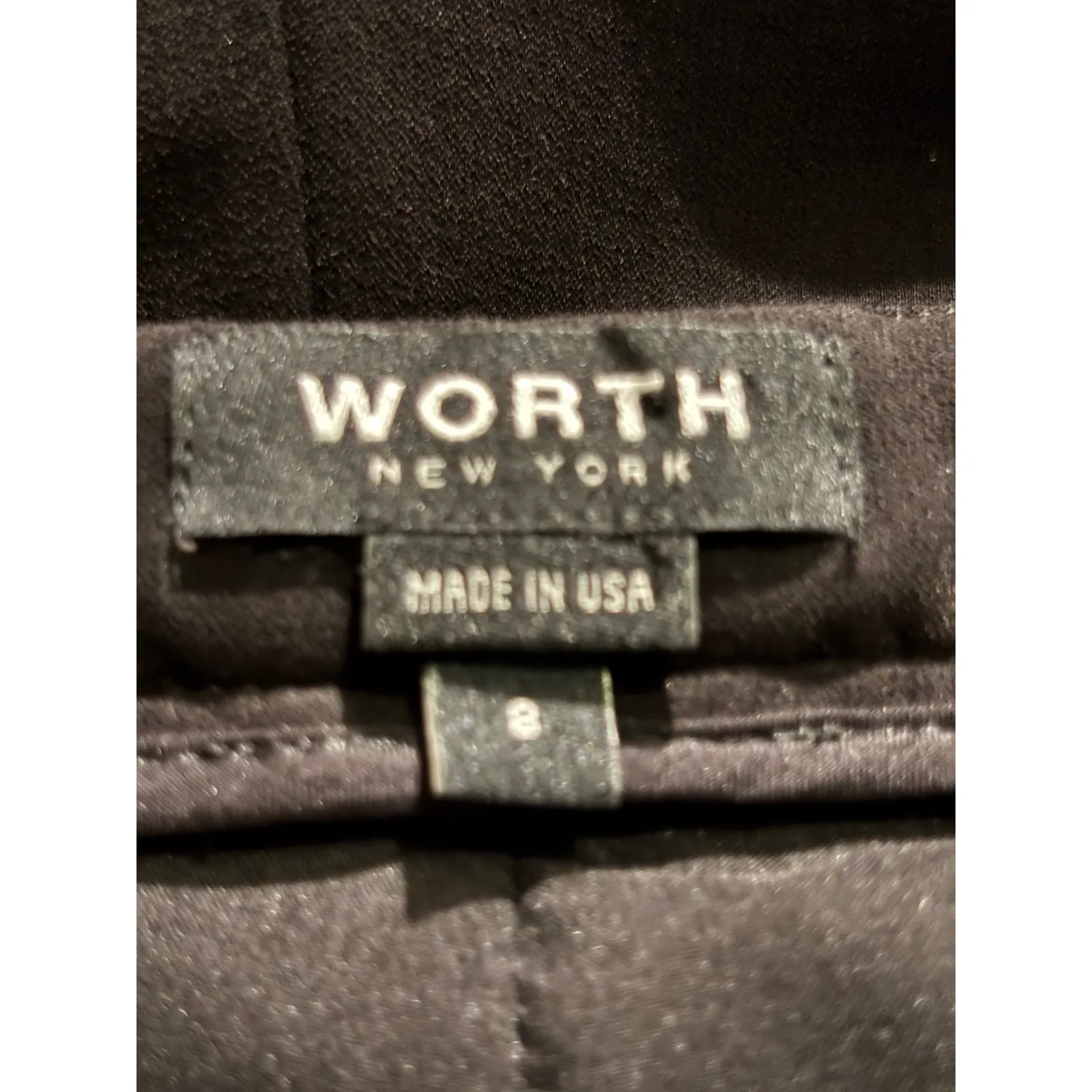 Black Dress Pants Women's Elegant Tailored Career Business Casual Trousers Size 8 - Image 6