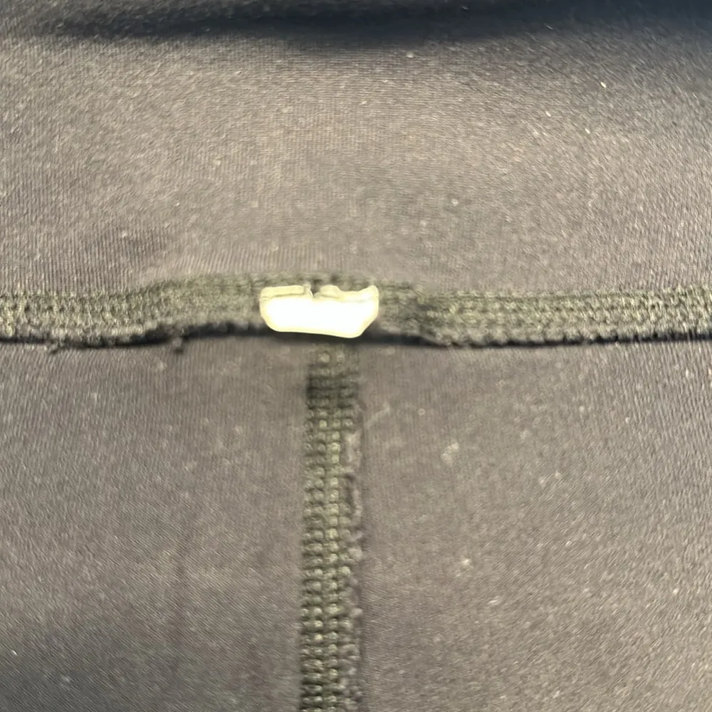 Alo Yoga Goddess Two Tone Black Gray Ribbed Gym Leggings Size Small EUC #2497 - Image 10