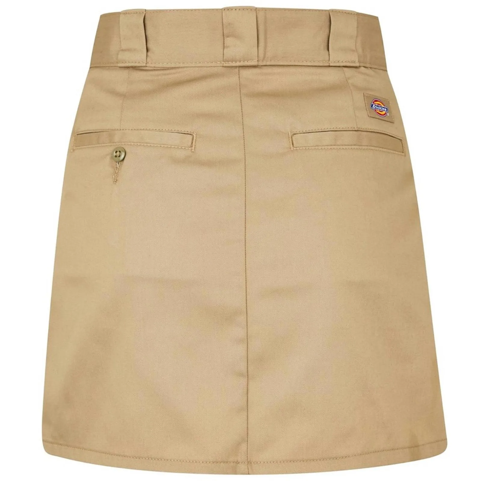 Dickies Work Mini Skirt Khaki White Fold-Over Waist NWT Size 26 - Image 7